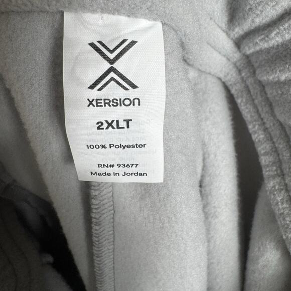 Xersion Fleece Jogger Pants 2XLT French Gray Men’s Loose Fit Soft Touch NWT $60 - Picture 8 of 9